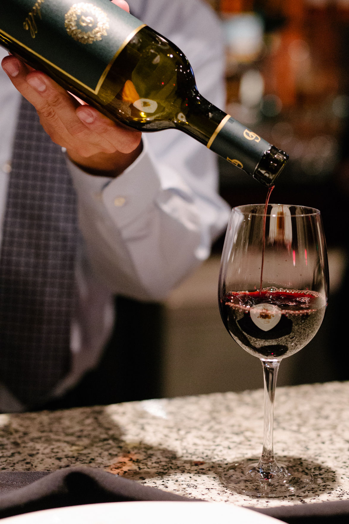Crabby's Pouring Wine